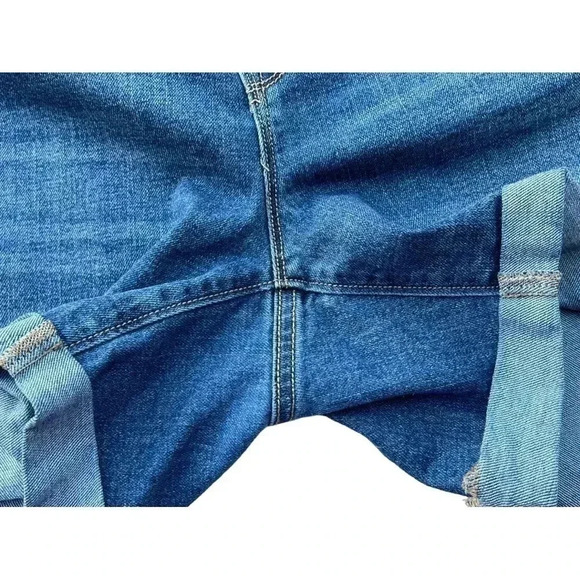 Women’s Old Navy Maternity Dark Wash Denim Shorts•SZ 12 Preowned Good Condition - Picture 5 of 8